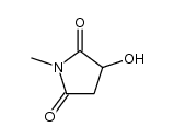 3-hydroxy-N-methylsuccinimide Structure