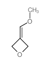 3-(甲氧基亚甲基)氧杂环丁烷结构式