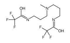 2,2,2-trifluoro-N-[3-[methyl-[3-[(2,2,2-trifluoroacetyl)amino]propyl]amino]propyl]acetamide Structure