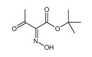 2-Methyl-2-propanyl 2-(hydroxyimino)-3-oxobutanoate Structure