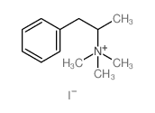 Benzeneethanaminium,N,N,N,a-tetramethyl-, iodide (1:1)结构式