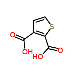 噻吩-2,3-二羧酸结构式