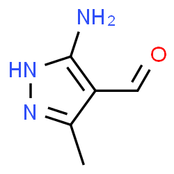 1H-Pyrazole-4-carboxaldehyde,3-amino-5-methyl-(9CI)结构式