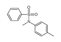 N-methyl-N-(4-methylphenyl)benzenesulfonamide结构式