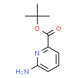 6-氨基吡啶甲酸叔丁酯结构式