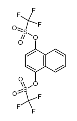 1,4-Naphthalenebis(trifluoromethanesulfonate) Structure