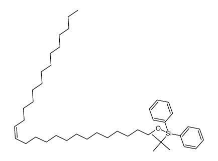 (Z)-tert-butyl(octacos-14-en-1-yloxy)diphenylsilane结构式