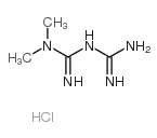 1 1-dimethylbiguanide hydrochloride Structure
