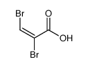 (E)-2,3-Dibromopropenoic acid Structure