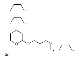 tributyl-[5-(oxan-2-yloxy)pent-1-enyl]stannane结构式