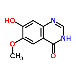 6-METHOXY-7-HYDROXYQUINAZOLIN-4-ONE Structure