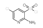 2-Amino-5-chloro-pyridine-3-sulfonyl chloride Structure