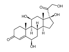 6β-Hydroxy Prednisolone Structure