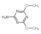 2-氨基-4,6-甲氧基-1,3,5-三嗪结构式
