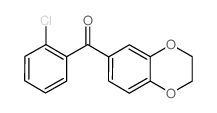 2-CHLORO-3',4'-(ETHYLENEDIOXY)BENZOPHENONE结构式