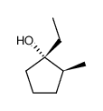 1-ethyl-t-2-methylcyclopentan-r-1-ol Structure