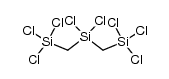 1,1,1,3,3,5,5,5-octachloro-1,3,5-trisilapentane结构式