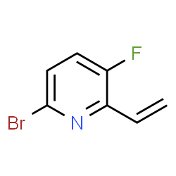 6-溴-3-氟-2-乙烯基吡啶结构式