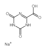 5-Azaorotate sodium salt structure