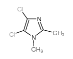 4,5-二氯-1,2-二甲基咪唑结构式