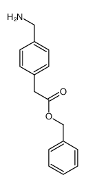 2-(4-(氨基甲基)苯基)乙酸苄酯结构式
