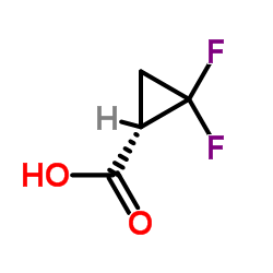 (1S)‐2,2‐difluorocyclopropane‐1‐carboxylic acid Structure