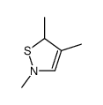2,4,5-trimethyl-5H-1,2-thiazole Structure