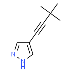 1H-Pyrazole, 4-(3,3-dimethyl-1-butynyl)- (9CI) Structure
