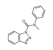N-methyl-N-phenyl-1H-benzo[d][1,2,3]triazole-1-carboxamide结构式