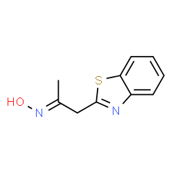 2-Propanone,1-(2-benzothiazolyl)-,oxime,(E)-(9CI)结构式