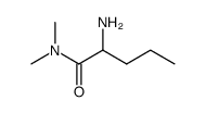 D,L-norvaline dimethylamide Structure