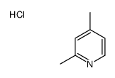2,4-dimethylpyridine,hydrochloride结构式