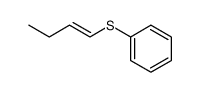 trans-1-Phenylmercaptobuten-(1)结构式