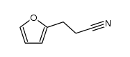3-(furan-2-yl)propanenitrile结构式