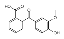 2-(4-hydroxy-3-methoxybenzoyl)benzoic acid Structure