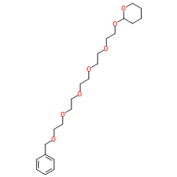 Benzyl-PEG5-THP结构式