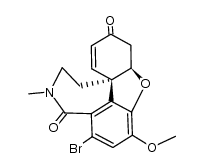 rac-8-bromo-6-methoxy-10-methyl-galantham-1-ene-3,9-dione Structure