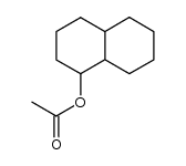 acetic acid decahydro[1]naphthyl ester结构式
