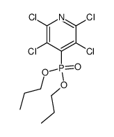 (tetrachloro-pyridin-4-yl)-phosphonic acid dipropyl ester Structure