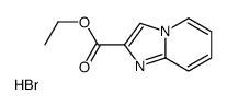 咪唑并[1,2-a]吡啶-2-甲酸乙酯氢溴酸盐结构式
