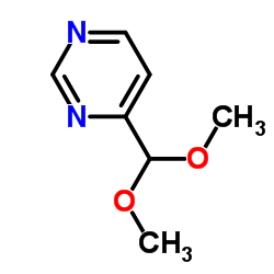 4-嘧啶甲醛,二甲基乙缩醛结构式