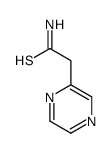 2-pyrazin-2-ylethanethioamide Structure
