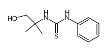 1-(1-HYDROXY-2-METHYLPROPAN-2-YL)-3-PHENYLTHIOUREA Structure