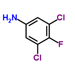 3,5-二氯-4-氟苯胺结构式