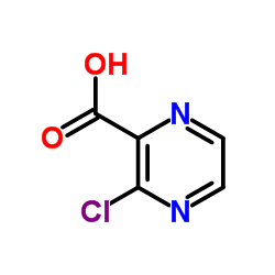 2-氯吡嗪-3-羧酸结构式