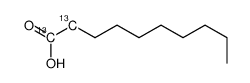 癸酸-1,2-13C2结构式
