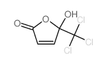 2(5H)-Furanone,5-hydroxy-5-(trichloromethyl)-结构式