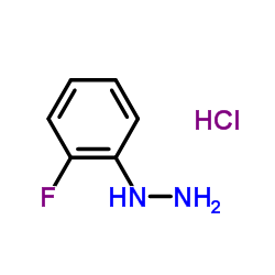 (2-Fluorophenyl)hydrazinium chloride Structure