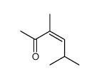 3,5-dimethylhex-3-en-2-one Structure