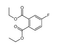 diethyl 4-fluorobenzene-1,2-dicarboxylate结构式